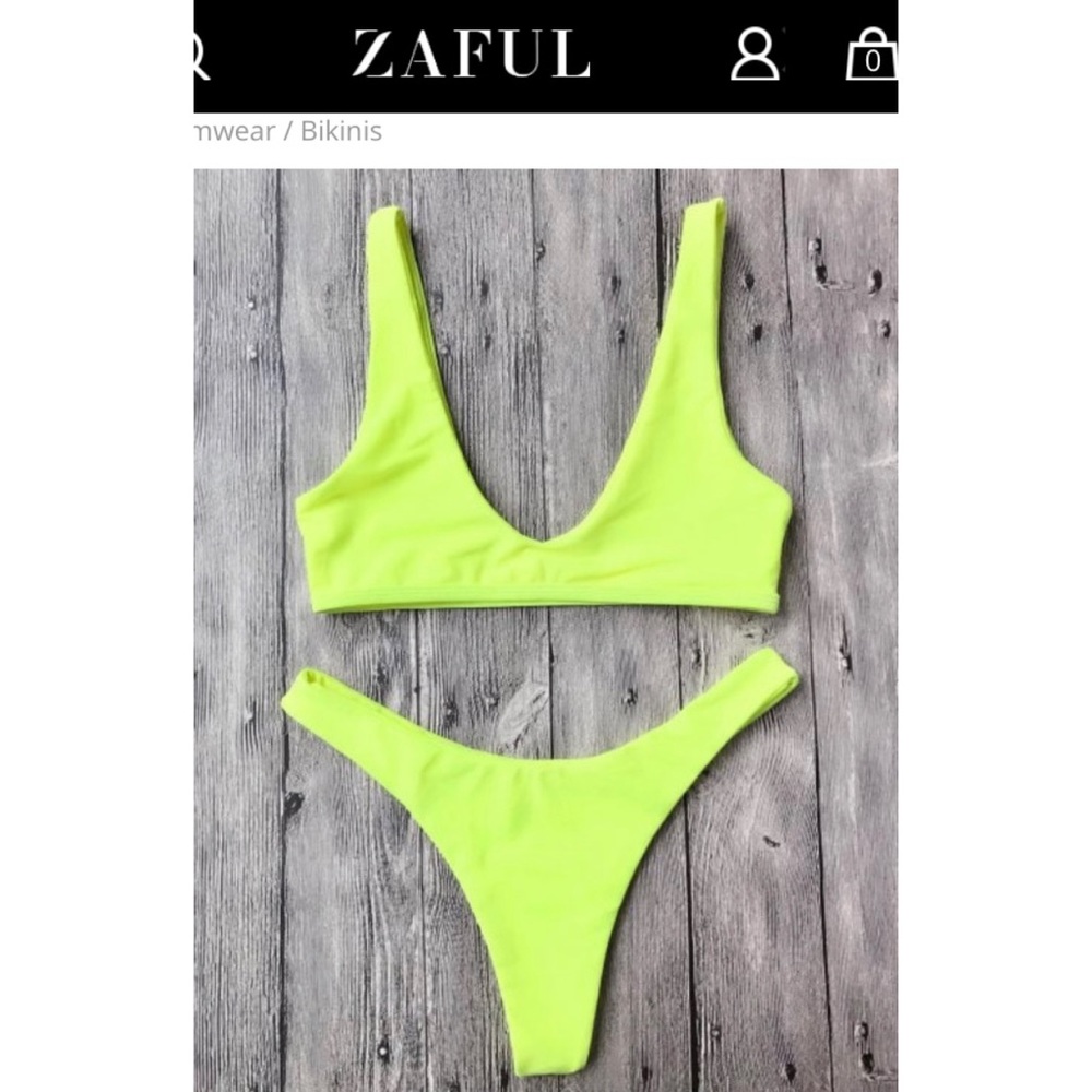 MOVING sale !!! Neon Yellow NWT bikini